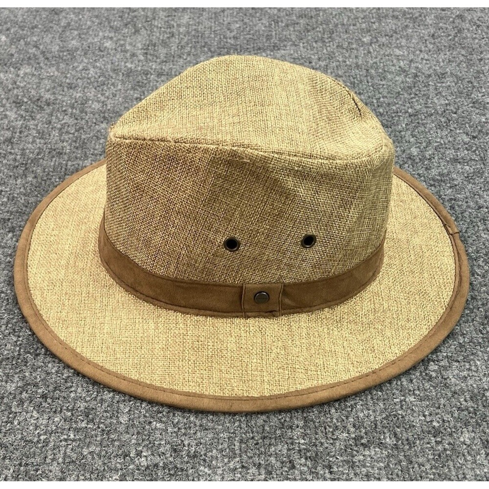 Stetson Safari Hat Men L XL Brown Grand Canyon Outback Sun Protection Hat